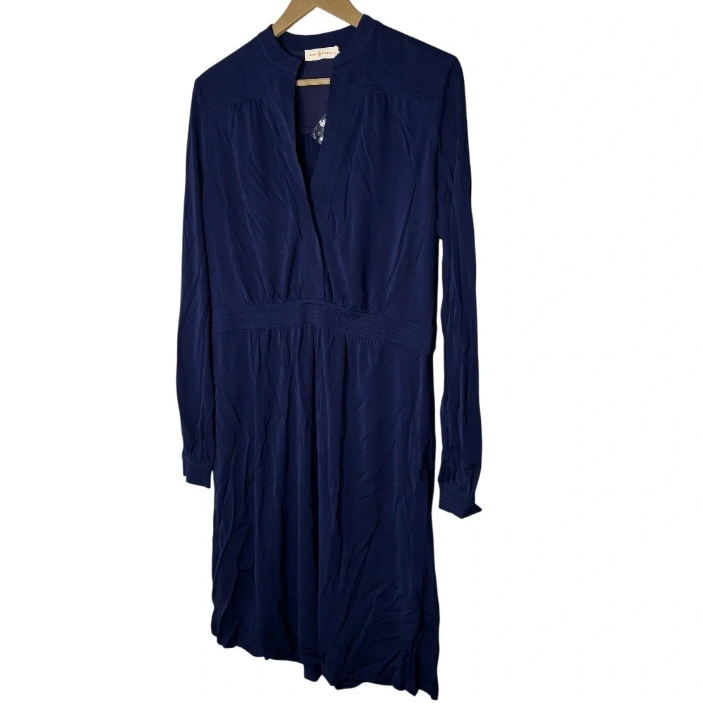 Tory Burch | Valentina Tunic Dress | Midnight Navy | Size L | NWT